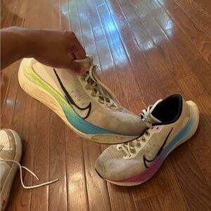 Nike Women's White and Multicolor Athletic Shoes